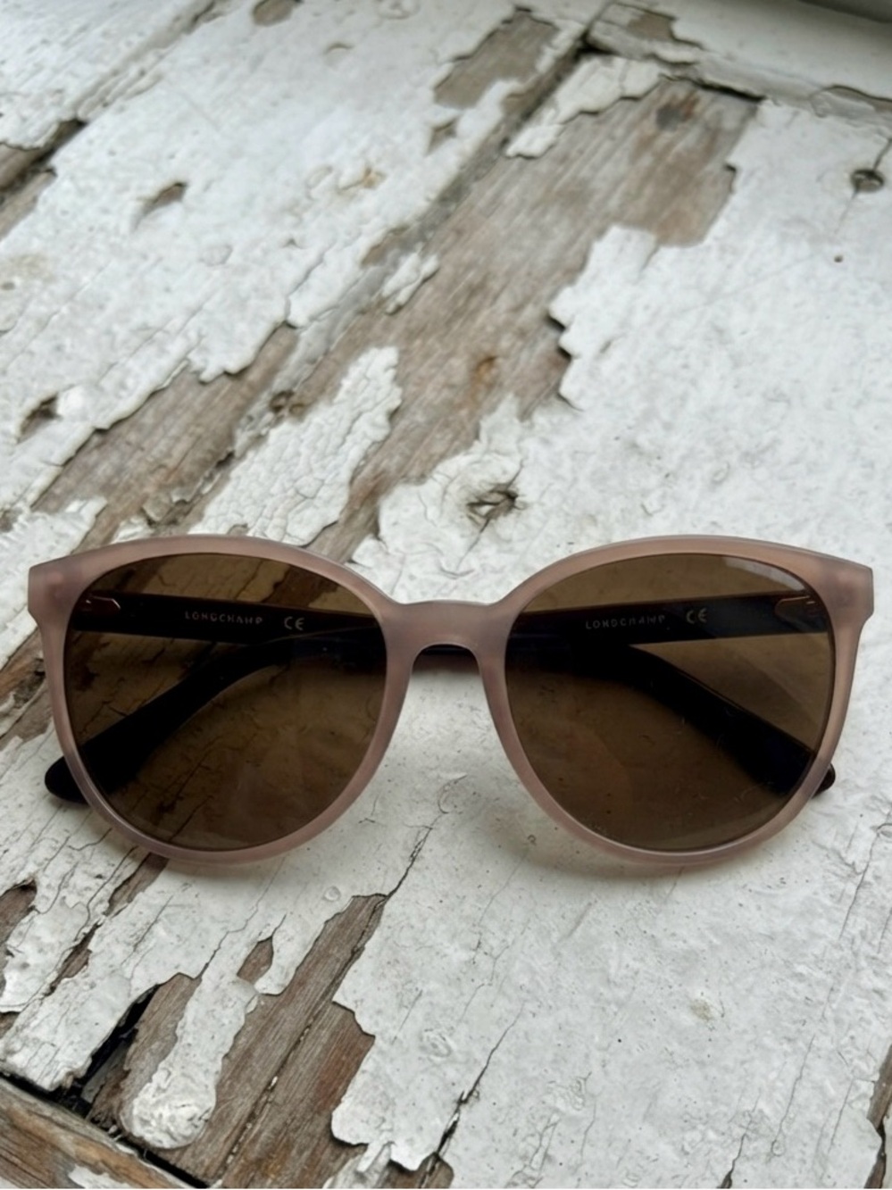 Longchamp Mauve Frame Brown Lens Sunglasses